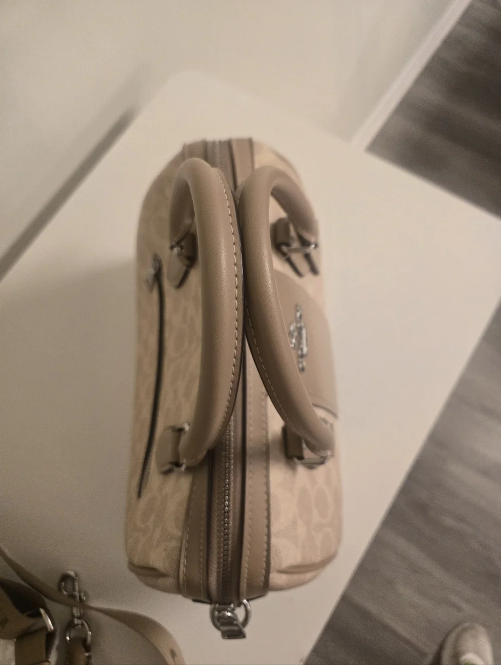 Coach Signature Medium Rowan Satchel Taipe Colorblock - Picture 5 of 16